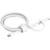 Belkin BOOST CHARGE 2-in-1 įkroviklis su USB-C/Lig. 1,5m ws.CAC003hq1.5MWH