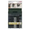 Bosch 10 dalių dėlionės diskų rinkinys, T formos kotas