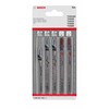 Bosch 5 Siaurapj.pjūkl. kompl. Wood and Plastics
