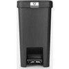 Šiukšlių dėžė BRABANTIA StepUp, su pedalu, tamsiai pilkos sp., 16 l