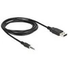 Delock Kabelis USB TTL Stecker > 2,5 mm 3 Pin Klinkenstecker 1,8 m (5 V)