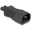 Delock DeLOCK 80469 Lyties keitiklis / Kabelis IEC 60320 C14 IEC 60320 C7 Juodas