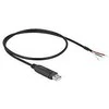 DELOCK Adapterkabel USB 2.0 Typ-A zu seriell RS-232 mit 3