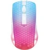 Belaidė pusiau permatoma DELTACO GAMING pelė, RGB, itin lengva, balta / GAM-145-W