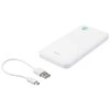 Išorinė baterija DELTACO Nordic Swan, 10 000mAh, 2x USB-A, balta / PB-S1000