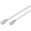 Digitus CAT 6A klasa Ea, F/FTP, skrętka patch, Cu, LSZH, AWG 32/7, ilgis: 0,5 m, pilka