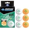 Donic DONIC SCHILDKRÖT PIMPONG BALLS ELITE POLY 40+ 6vnt. oranžinė/baltas