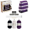 „Thumbs Up“ „Thumbs Up“! „Harry Potter“ „Strick-Set“ „Türstopper Bus“ violetinė