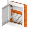 Elektro Plast Nasielsk 3681-20 AERO įleidžiamas daugialypės terpės skirstomasis įrenginys 2x18 IP40 baltas 3681-20