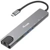 HUB USB Equip Equip Adapteris USB-C -> HDMI.GbE.3xUSB3.2 Gen1.SD/TF.PD 100W