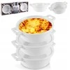 Excellent Houseware Porceliano kepimo indai 130 ml 3 vnt.