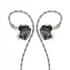FiiO JH5 juodos ausinės – hibridinės IEM 1x DD 4x BA