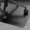 Floortex Advantage stoleunderlag PVC 90x120 cm tæppe sort