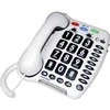 Telefonas stacionarus Ducky Geemarc AmpliPOWER 50 telefon dla osób niedosłyszących (balta)