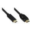 AV adapteris Alcasa Alcasa GC-M0103 kabelio adapteris 5m USB Type-C HDMI Type A (standartinis) juodas