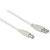Good Connections USB kabelis Alcasa USB-A - USB-B 0.25 m Pilkas (2510-025)