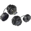 GoodConnections Adapteris AV Alcasa Alcasa IC04-U304 USB A kištukas Juodas
