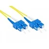 GoodConnections Alcasa Alcasa LW-9005SC InfiniBand / šviesolaidinis kabelis 0,5 m 2x SC Geltonas