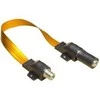 Good Connections Alcasa S-1014Q koaksialinis kabelis 0,54 m SAT F tipo juodas, auksinis, permatomas