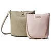 Guess, Amara, Polyester, Textile Handbag, 4G Logo, Žalias, HWSG8493010, 22 x 20.5 x 14 cm