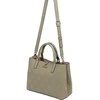 Guess, Amara, Polyurethane, Textile Handbag, 4G Logo, Žalias, HWSG8493060, 29 x 22 x 14 cm