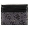 Guess, Vezzola, Leather Card Holder, Juodas, For Men