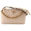 Guess, Elenia, Mini, Textile Crossbody Bag, Stone, QB867772, For Women