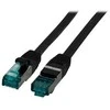 Efb Elektronik EFB EFB RJ45 Patch kabelis S/FTP, Cat.6A, LSZH, 1m, juodas