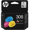HP 308 trijų spalvų originali rašalo kasetė