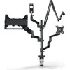 Hama influencer laikiklis daugiafunkcinis 4 arms juoda