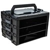 Sortimo L Boxx i-BOXX Rack 3er Block Juodas/Antracitas