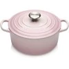 Le Creuset Signature ketaus apvalus troškintuvas 24 cm apvalkalu rožinė