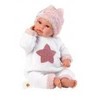 Llorens Llorens 63648 Verkianti lėlė 36 cm rožinė kepurė