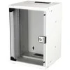 Equip Spinta E5682 E5682 sieninė spintelė 10" 09U 300x300mm stiklinės durys pilkos