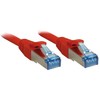 Tinklo Kabelis - LINDY Cat.6A S/FTP LSZH Tinklo Kabelis, RJ45, M/M, 500MHz, 7.5 m, Raudonas