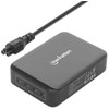 Įkroviklis Manhattan 4-Port GaN USB Power Delivery-Įkrovimo stotelė PD 3.1 Vier USB-C PD-Ports mit bis zu 140W pro Port 240 W Gesamtleistung juodas