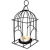 Marka Niezdefiniowana Home Styling Collection Žibintas žvakidė metalinis juodas 25 cm