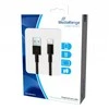 USB kabelis MediaRange USB-A – žaibiškas 1 m juodas (MRCS137)