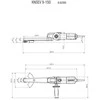Kampinis šlifuoklis Metabo KNSE 9-150 Set; 950 W; 150 mm + priedai