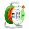 Montis Reel ilgintuvas MT104-20 4x2p+Z 10A 2300W 3x1 20m Montis oranžinis