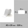 Niimbot Niimbot etiketės R 45x20mm 320vnt Baltos B21, B21S, B3, B1S