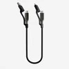 Nomad Universalus Kevlaro kabelis USB-C, 0,3 m, karbido