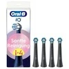 Oral-B iO šepetėlių galvutės juodos, 4 vnt.