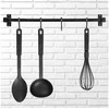 Bathroom Solutions Orion Virtuvės įrankių kabykla 50,5 cm juoda