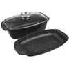 Orion Kepimo indas granitinė su dangčiu 3 viename GRANDE 5 l, 39x22 cm