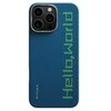 Pitaka lytėjimo austas dėklas, „Hello World“ – „iPhone 16 Pro“