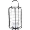 Home Styling Collection Metalinis žibintas su stikline žvakide, Ø 23,5 cm, juoda