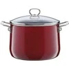 Riess Puodas Riess aukštas su pokryw? 24cm Rosso