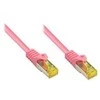 GoodConnections „Good Connections“ jungiamasis kabelis su 7 kat., S/FTP, 5 m, rausvai raudonas