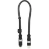 Rolling Square inCharge XL 6-in-1 kelių įkrovimo laidas 30 cm juodas